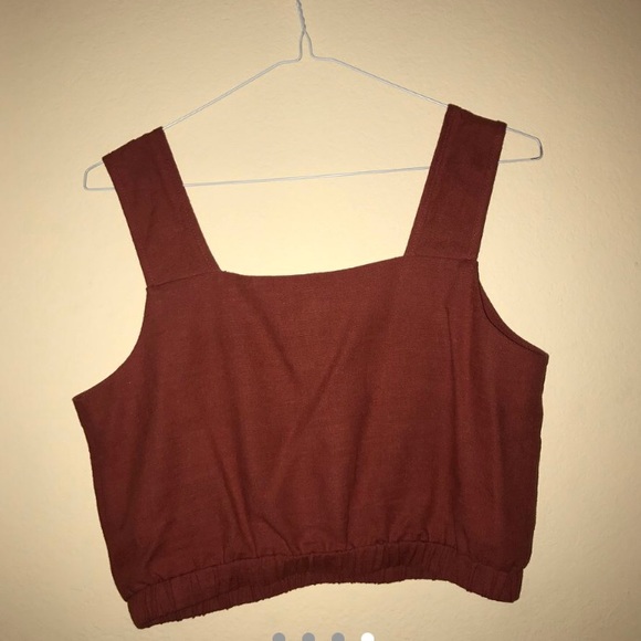 Staud // Rust Crop Top - Picture 3 of 3
